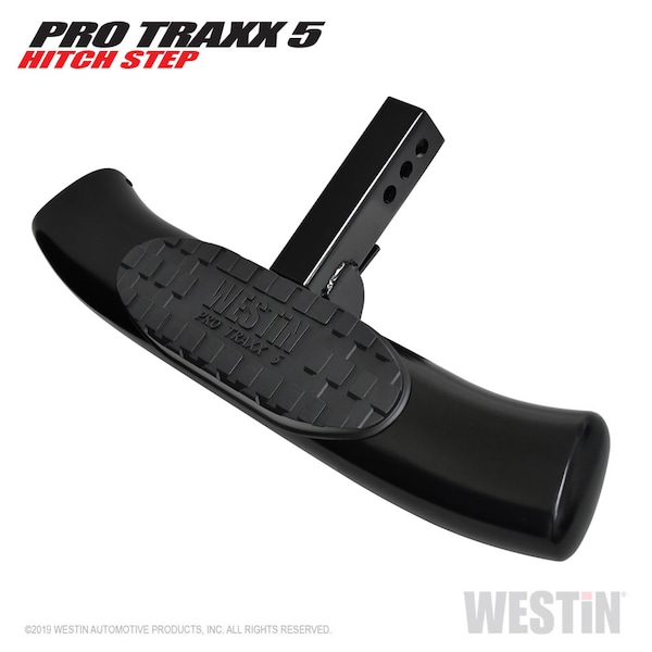 PRO TRAXX 5 HITCH STEP 27IN STEP FOR 2IN RECEIVER BLACK